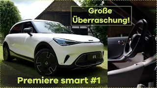 Der neue smart #1 - Wir hatten ihn als erstes! | Premiere, Exterieur, Interieur