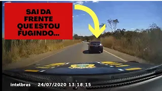 FUGA DA VIATURA DA PRF.