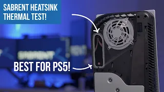 SABRENT Rocket Heatsink For PS5 vs 3rd Party Heatsink | PS5 Thermal Tests!