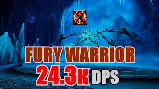 FURY WARRIOR DPS | ФУРИ ВОИН ДПС 24.3к PvE WotLK 3.3.5 | Lord Marrowgar | Лорд Ребрад