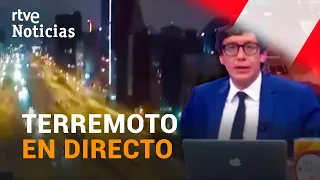 PERÚ: Fuerte TERREMOTO retransmitido EN DIRECTO en LIMA sin víctimas mortales | RTVE Noticias