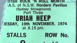 Uriah Heep - Live Sydney - 19 Nov 1974 - 'Gypsy' (audio only)