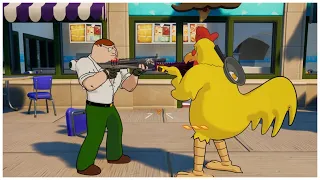 Peter Griffin VS The Giant Chicken in Fortnite!