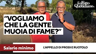 Salario minimo, Prodi: “Non si può andare sotto i 9 euro, vogliamo che la gente muoia di fame?"