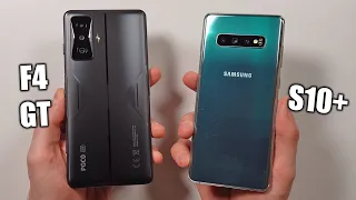 Poco F4 GT vs Samsung S10 Plus 🔥 Speed Test