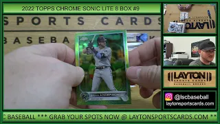 2022 Topps Chrome Sonic Baseball Lite 8 Box Break #9