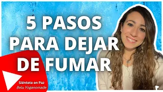 TIPS PARA DEJAR DE FUMAR DE ALGUIEN QUE FUMÓ por 10 años