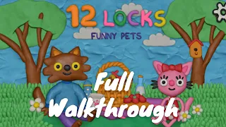 12 Locks Funny Pets Full Game Walkthrough/Solution | RUD Present