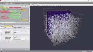 Amira-Avizo Software | Segmentation of individual fibers