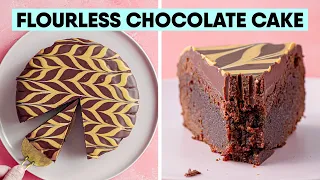 Super Easy Flourless Chocolate Cake - The Scran Line