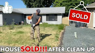 House SOLD! After A Well Done Clean Up!!