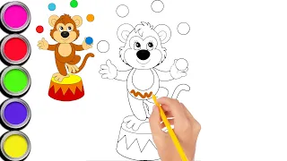 Create Beautiful Picture | Easy Kids Drawing Video | #drawing #painting #kidsPainting