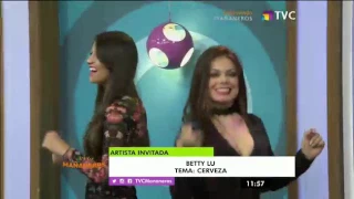 Betty Lu llegó con toda su sensualidad y ritmo a Mañaneros