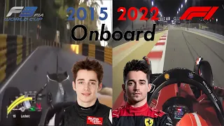 Charles Leclerc Onboard Evolution 2015-2022 (F3, GP3, F2, F1)