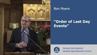 Order of Last Day Events - With Ron Myers