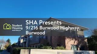 9/216 Burwood Highway, BURWOOD – Apartment tour by Student Housing Australia