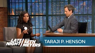 Taraji P. Henson on Improvising Cookie Lyon's Insults - Late Night with Seth Meyers