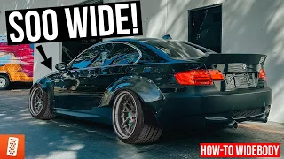 How To Install a Widebody Kit on ANY Car! [Bolt-On Over Fenders : Full Tutorial] - Streetfighter LA