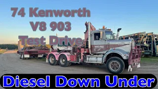 74 Kenworth W900 S2, Test Driving The Cummins 903 V8