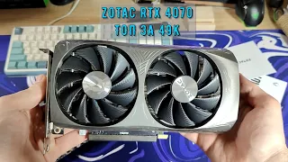 Лучшая видеокарта до 50К / RTX 4070 от Zotac / Плюсы и минусы