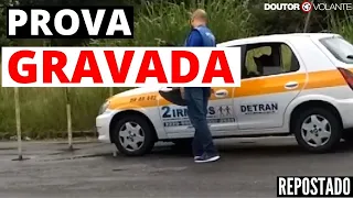 EXAME DETRAN GRAVADO APROVAÇÃO REAL DE ALUNA - VÍDEO REPOSTADO DOUTOR VOLANTE AUTO ESCOLA ONLINE