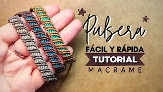 🔰 How to Make Easy and Quick 2 Color Thread Bracelet Step by Step | DIY Easy Macrame Bracelet #57