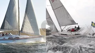 Hallberg-Rassy 44 gegen Najad 450 CC - das schwedische Duell