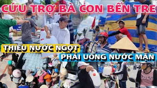 KHOẢNH KHẮC ẤM LÒNG BÀ CON BẾN TRE | VƯỢT 200KM TRAO TẬN TAY NHỮNG GIỌT NƯỚC NGHĨA TÌNH