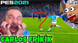 CARLOS 28 METRE FRİKİK GOLÜ! RAKİBE GOL OLUP YAĞDIK! | ÜMİDİYLE PES 2021 ONLİNE KLAN MAÇI