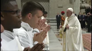 Pope Francis ordains new priests: “Do not sully the Eucharist with petty interests”