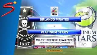 MultiChoice Diski Challenge 2015/16 Rd 10: Orlando Pirates 2-3 Platinum Stars