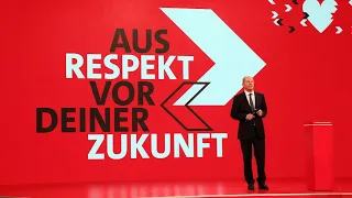 Olaf Scholz tritt an für eine Gesellschaft des Respekts