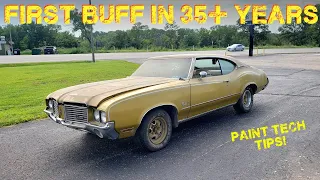 CRAZY Paint Revival! First Polish After 33 YEARS in Storage! -- Cutlass Revival  Part 4