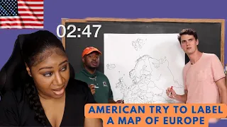 Americans Try To Label A Map Of Europe |American Reaction