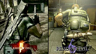 Resident Evil 6 Vs Resident Evil 5 | Chris Redfield Comparison