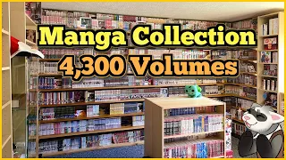 HUGE MANGA COLLECTION 2023!! | Otaku Room Tour 4,300+ Volumes