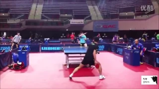 Zhang jike - Forehand drive Footwork