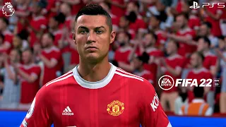 FIFA 22 - Manchester United vs Chelsea | Premier League 21/22 PS5 Gameplay • [4K 60FPS]