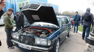 Mercedes-Benz W123 AMG V12 злой сарай Allo ГараЖ часть 2 мотор, салон