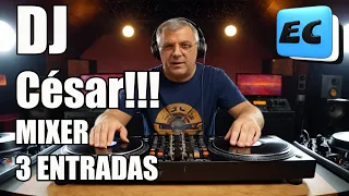 🎤🎧🎹  ANÍMATE A SER UN DJ!! CONSOLA MEZCLADORA DE 3 ENTRADAS MUY FACIL. MIXER