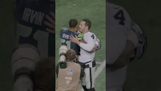 All love between Bruce Irvin and Derek Carr 🤝 | Seahawks Shorts