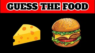 Guess the Food by Emoji 🍌🍔 | Emoji Quiz#guess #quiz #guessr