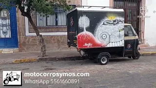 MOTOCARRO ATUL MODIFICADO CON CAJA SECA PUERTAS DE GAVIOTA (motocarrosymas.com)