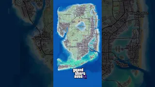 GTA 5 vs GTA 6 map comparison #shorts #gta5 #gta6 #map