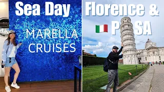 A Choppy Sea Day and Exploring Pisa & Florence, Italy - Marella Explorer 2 Cruise