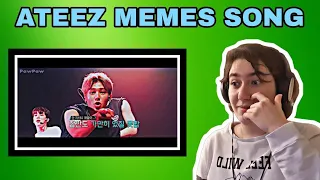 SO I CREATED A SONG OUT OF ATEEZ MEMES | Tepki Videosu (Türkçe)