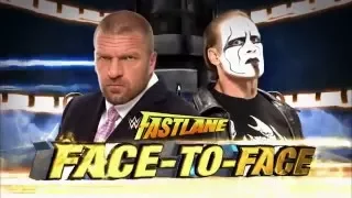 WWE FastLane 2015 ► Triple H "Face To Face" Sting  [OFFICIAL PROMO HD]