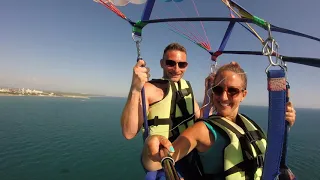 Luke & Cat - Parasailing Lara Beach Turkey 2018