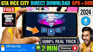 GTA VICE CITY DOWNLOAD ANDROID 2024 | HOW TO DOWNLOAD GTA VICE CITY IN ANDROID FREE | GTA VC ANDROID