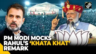 PM Modi mocks Rahul Gandhi’s ‘Khata Khat’ remark at Pune rally